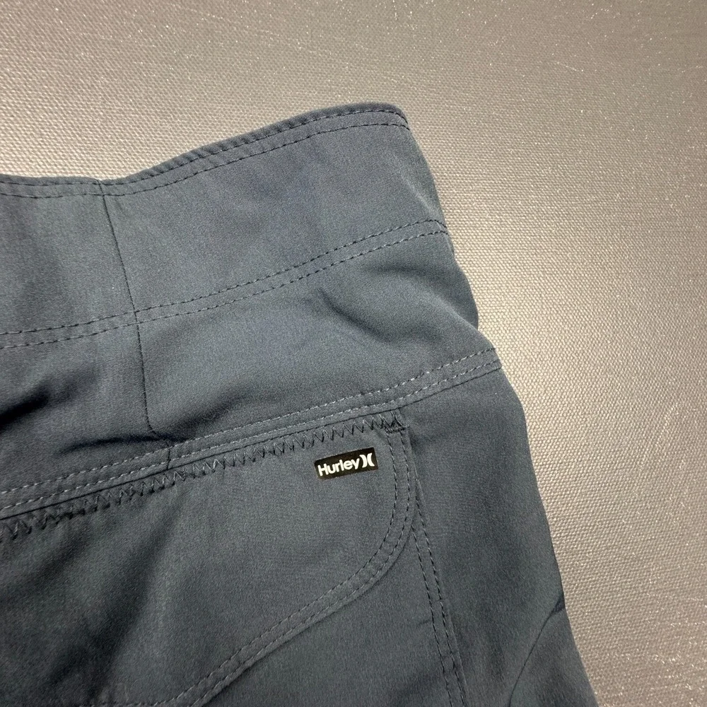 Hurley Mens Size 28 Gray Board Shorts Swim Trunks Stretch Surf Beachwear Outdoor